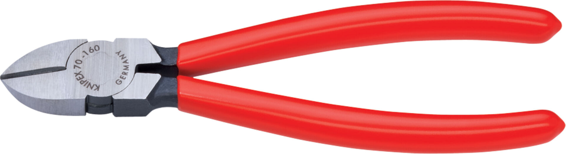 KNIPEX 70 01 160 EAN Seitenschneider schwarz atramentiert 160 mm