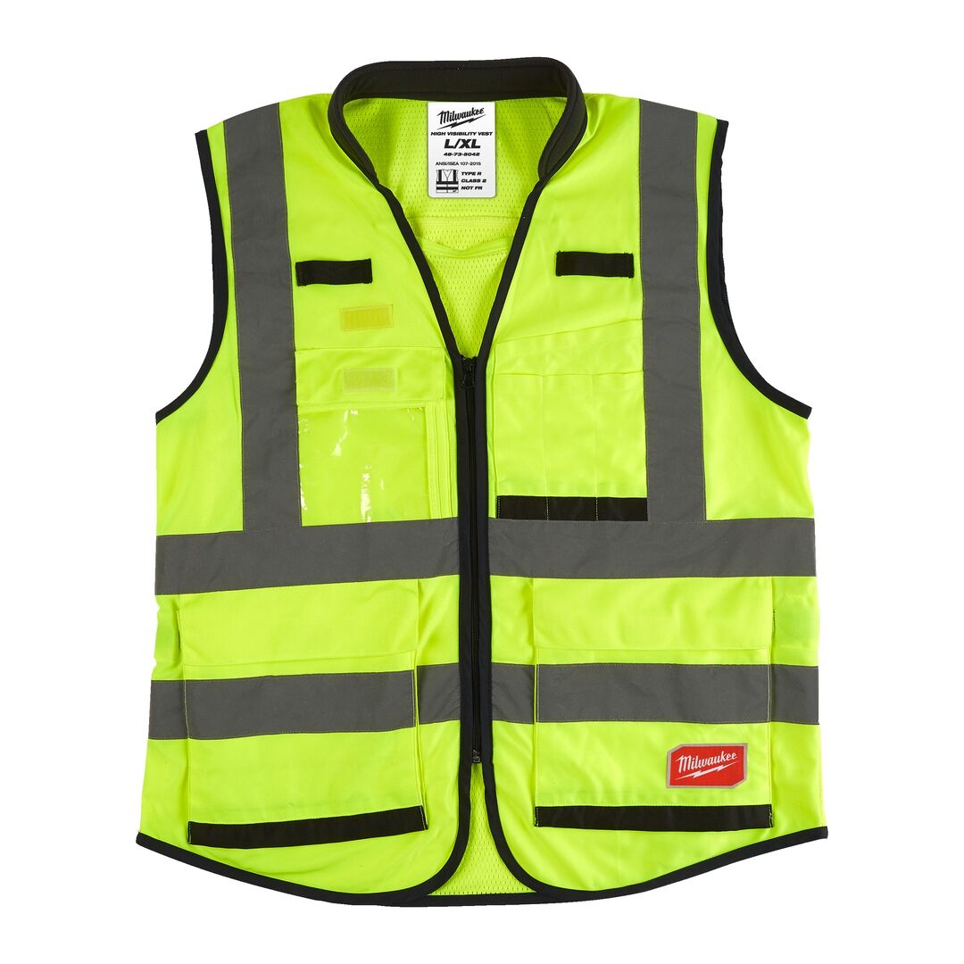 MILWAUKEE Premium Warnschutzweste gelb Gr. L/XL