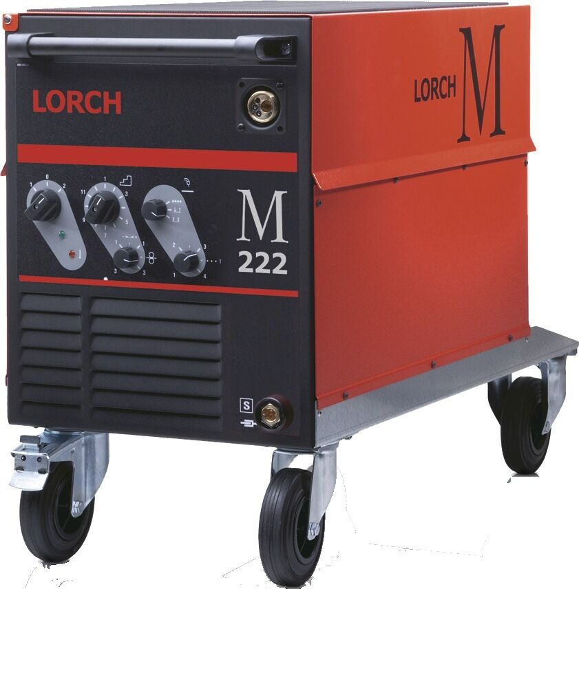 LORCH MIG-MAG Schweißanlage mit Zubehör M 222, Brenner ML 1500,3m, für 230V/400V