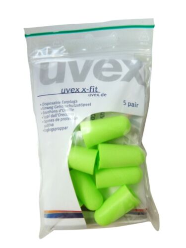 UVEX Einwegstöpsel x-fit 5 Paar im Polyzipbeutel UVEX Einwegstöpsel x-fit 5 Paar im Polyzipbeutel