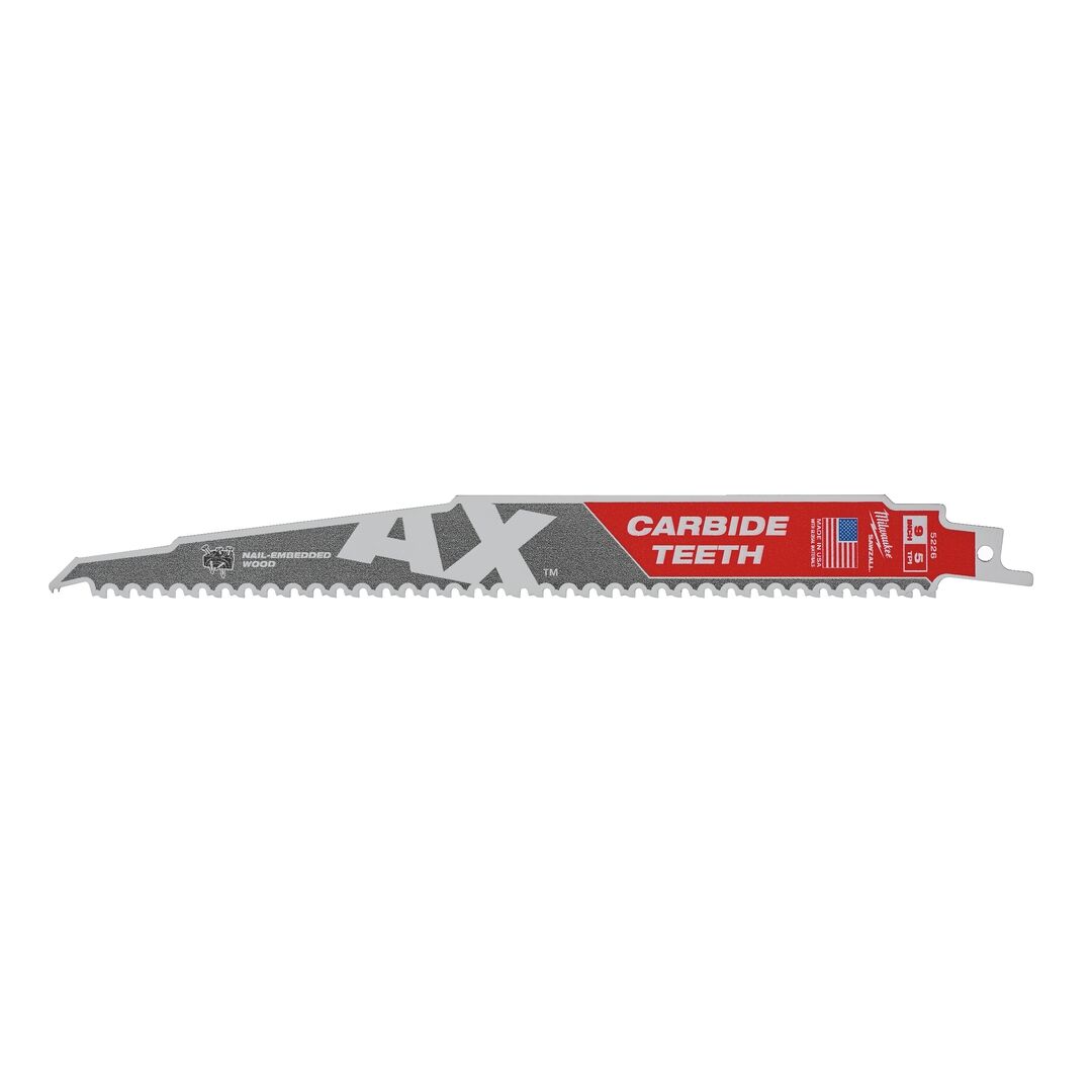 MILWAUKEE Säbelsägeblatt Demontage THE AX 230 x 5 mm, HM-Bestückt, VE 5