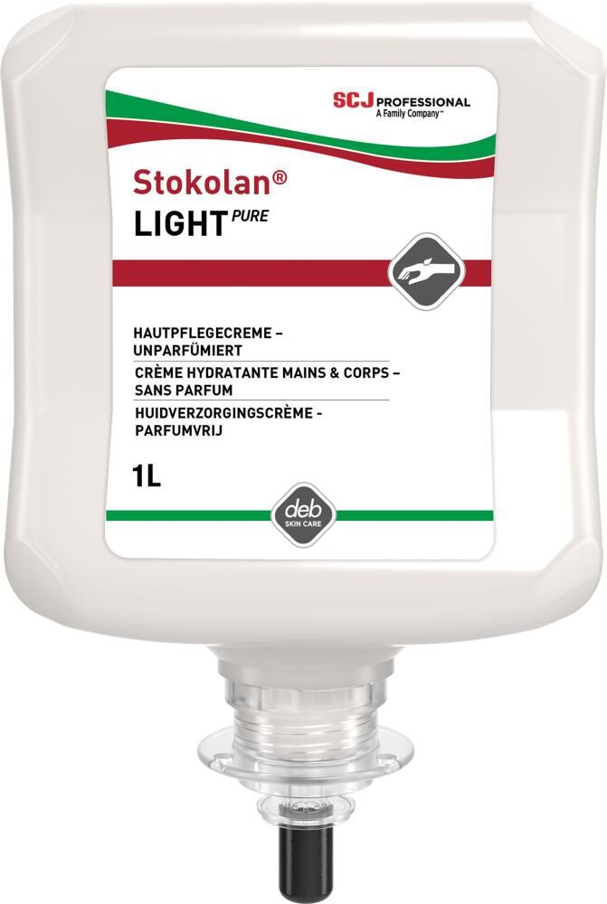 Stokolan Light Pure Hautpflegecreme 1 l Kartusche