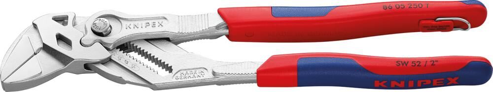 KNIPEX 86 05 180 T Zangenschlüssel Mehrk. verchr. 180 mm
