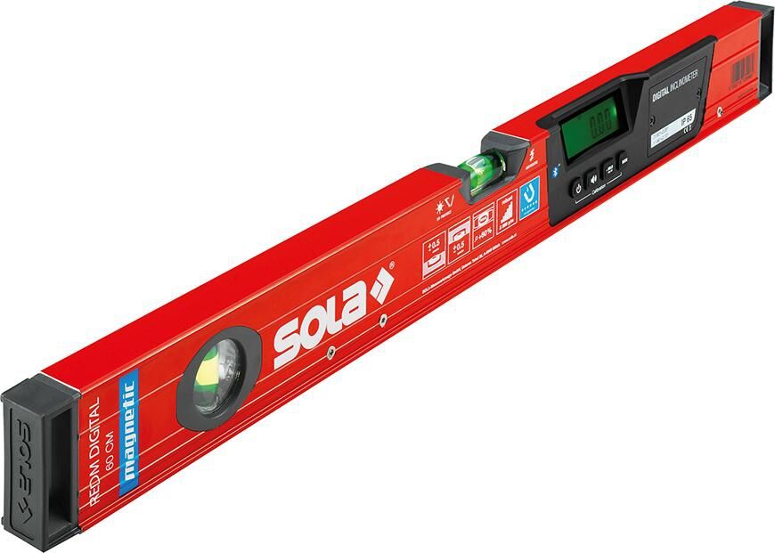 SOLA Digitale Wasserwaage REDM 60 digital mit Magnet SOLA Digitale Wasserwaage REDM 60 digital mit Magnet