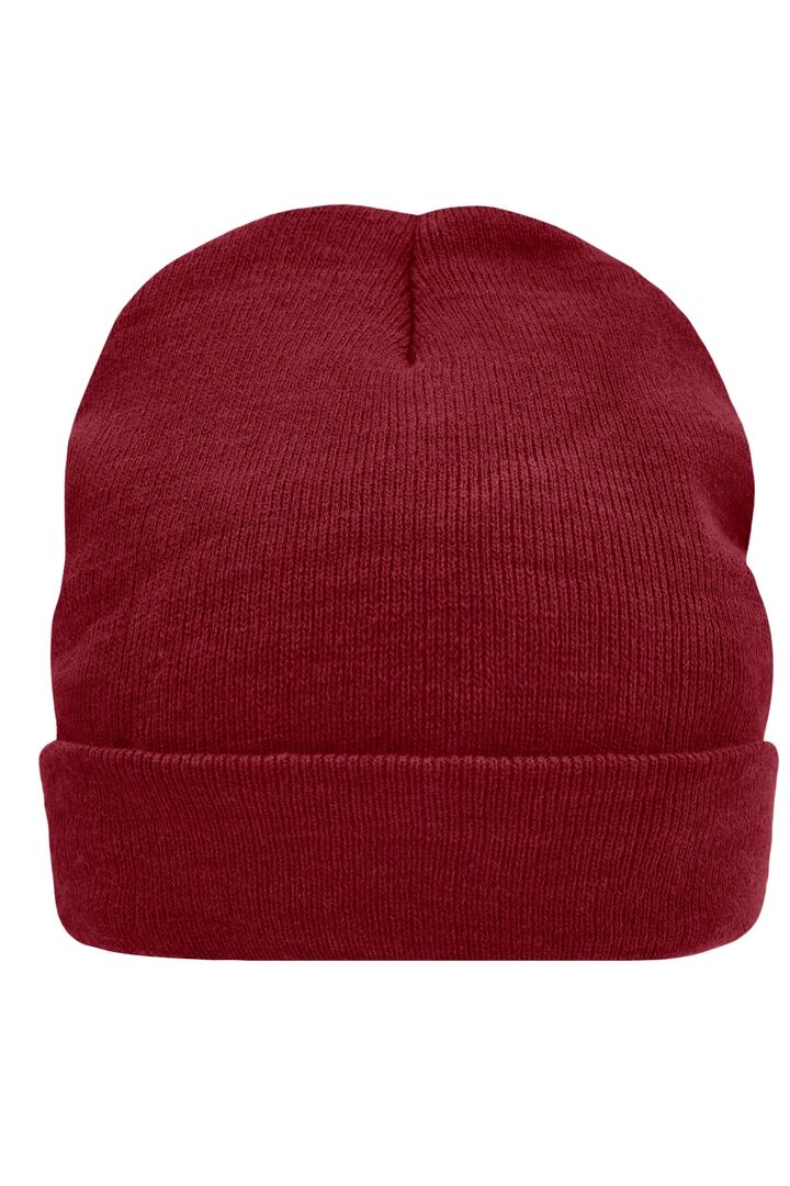 MYRTLE Knitted Cap Thinsulate 7551 100%PAC, burgundy, one size