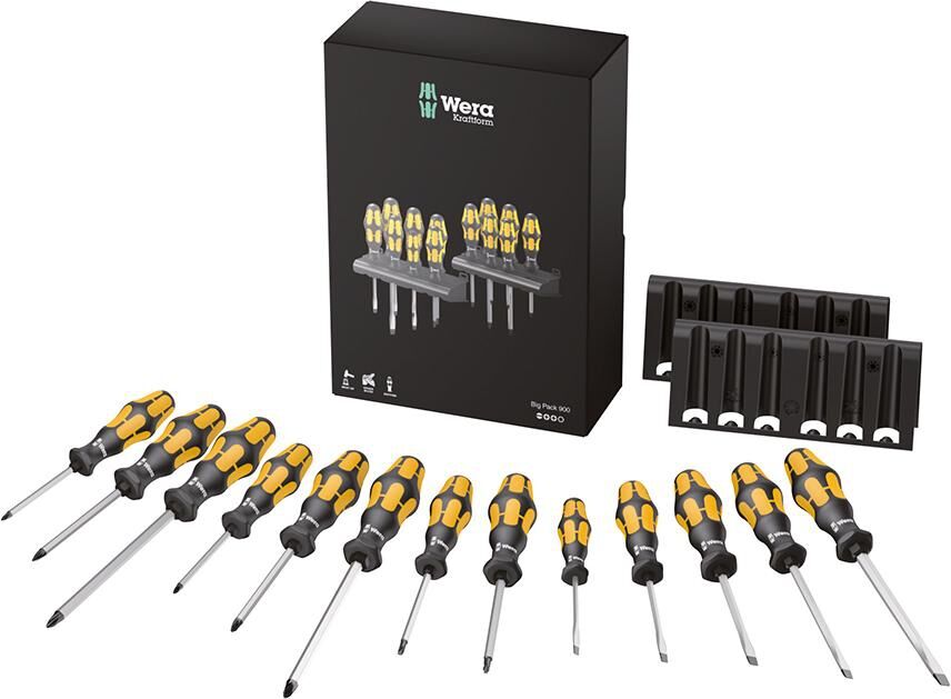 Wera Big Pack 900 Schraubendreher Satz , 13-teilig