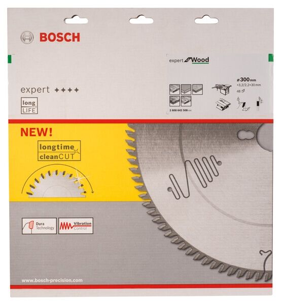 BOSCH HW Kreissägeblatt Expert 300x30x3.2 48 T WZ
