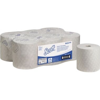 SCOTT Handtuchrolle Control Extra Strong 6626 300m weiß 6 Rl./Pack. SCOTT Handtuchrolle Control Extra Strong 6626 300m weiß 6 Rl./Pack.