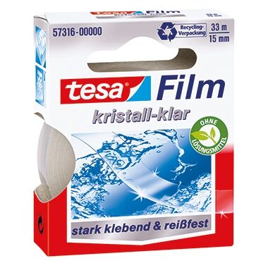 TESA 3M Klebefilm tesafilm kristall- klar 57316-00000 15mmx33m TESA 3M Klebefilm tesafilm kristall- klar 57316-00000 15mmx33m