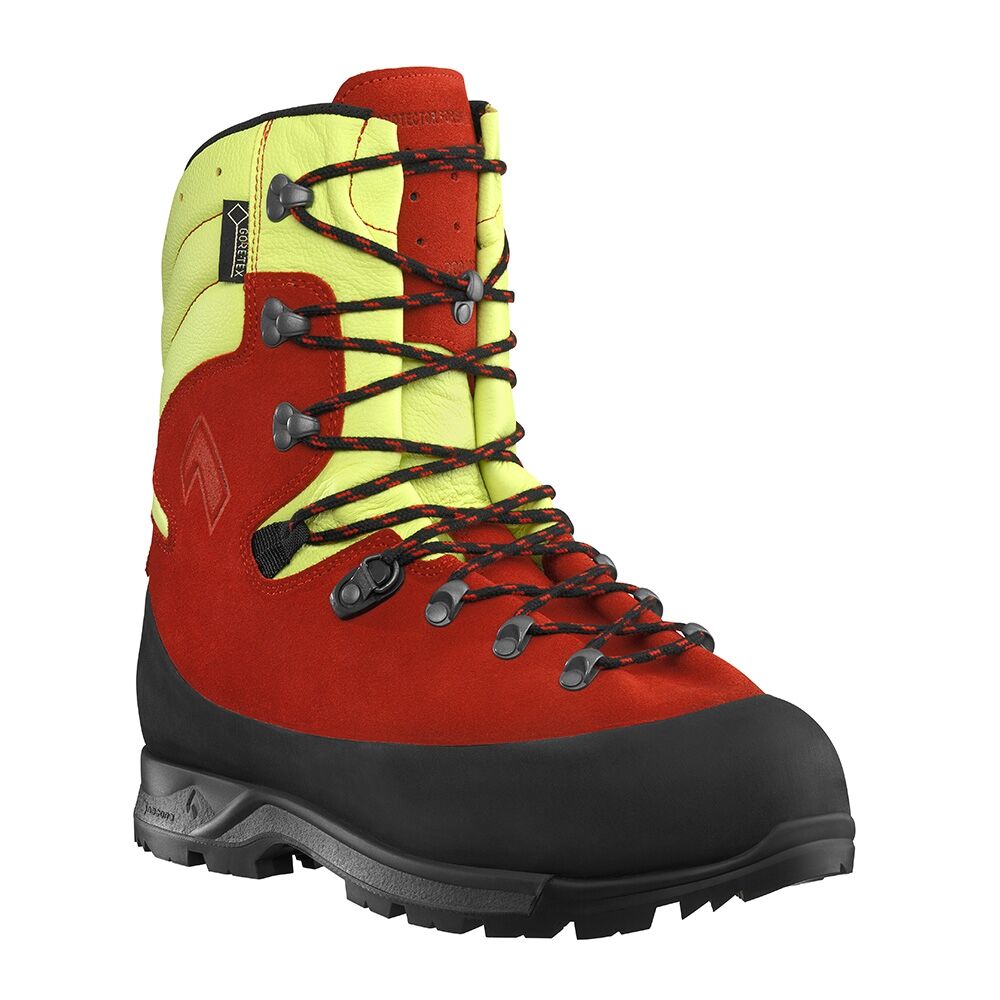 HAIX PROTECTOR FOREST 2.1 GTX red/yellow Goretex Gr. 39 UK 6,0