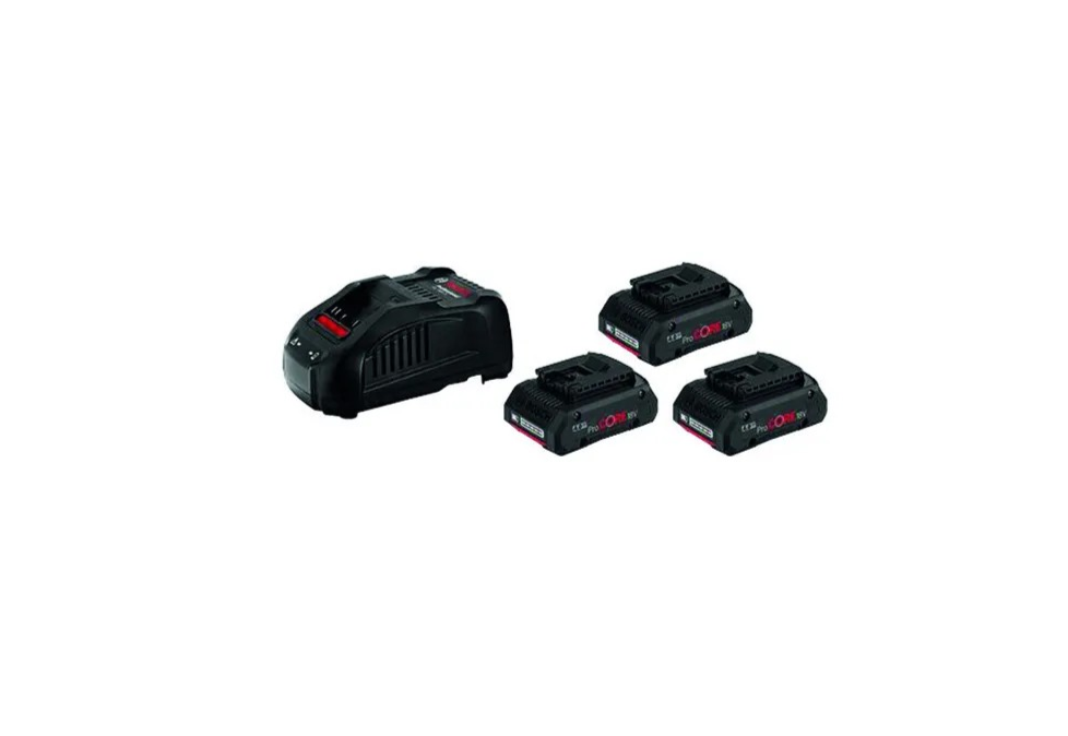 Bosch Starter-Set 18V ProCore 3x4,0Ah Akku+LadegerätGAL 1880
