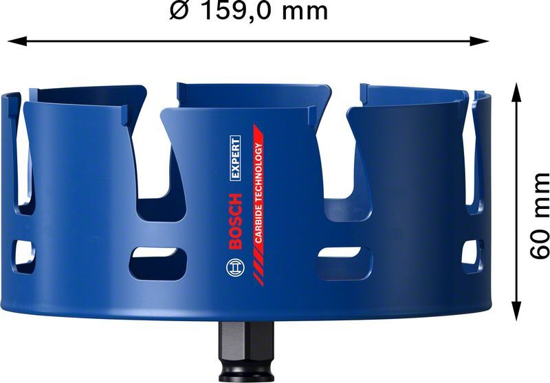 BOSCH Lochsäge EXPERT ConstructionMat 159 mm