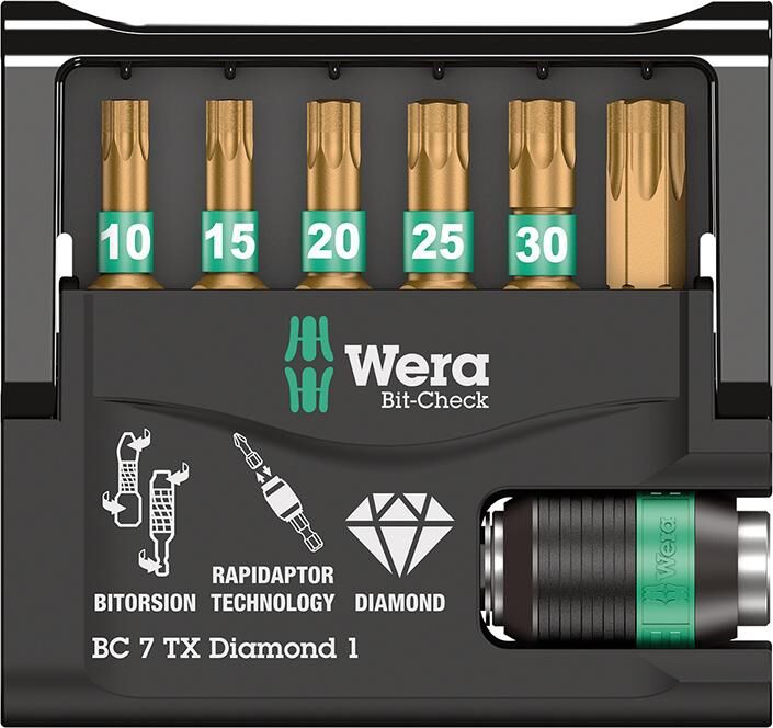 WERA Bit-Check 7 TX Diamond 1 WERA Bit-Check 7 TX Diamond 1