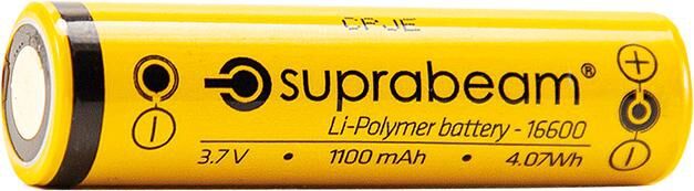 SUPRABEAM Ersatzakku zu Q2R Li-Ion 16600 1100mAh SUPRABEAM Ersatzakku zu Q2R Li-Ion 16600 1100mAh
