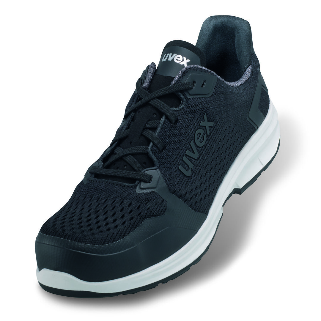 UVEX 1 sport Sicherheits-Halbschuh Gr. 44 W11 S1 ESD SR schwarz/weiß 6598.8 UVEX 1 sport Sicherheits-Halbschuh Gr. 44 W11 S1 ESD SR schwarz/weiß 6598.8