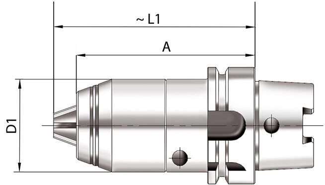 FORMAT CNC - Kurzbohrfutter DIN69893-A für Rechts- & Links-Lauf