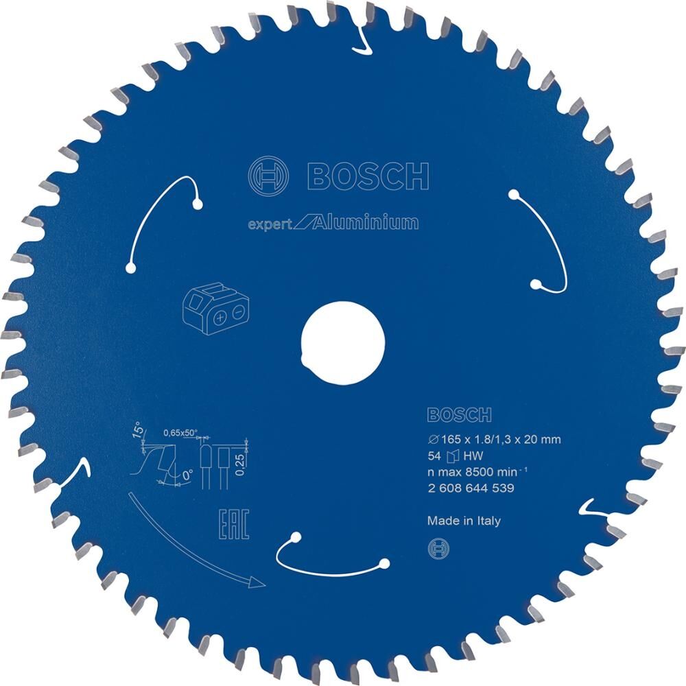 BOSCH Kreissägeblatt Ø165x20x1,8mm Expert for Aluminium TF54Z