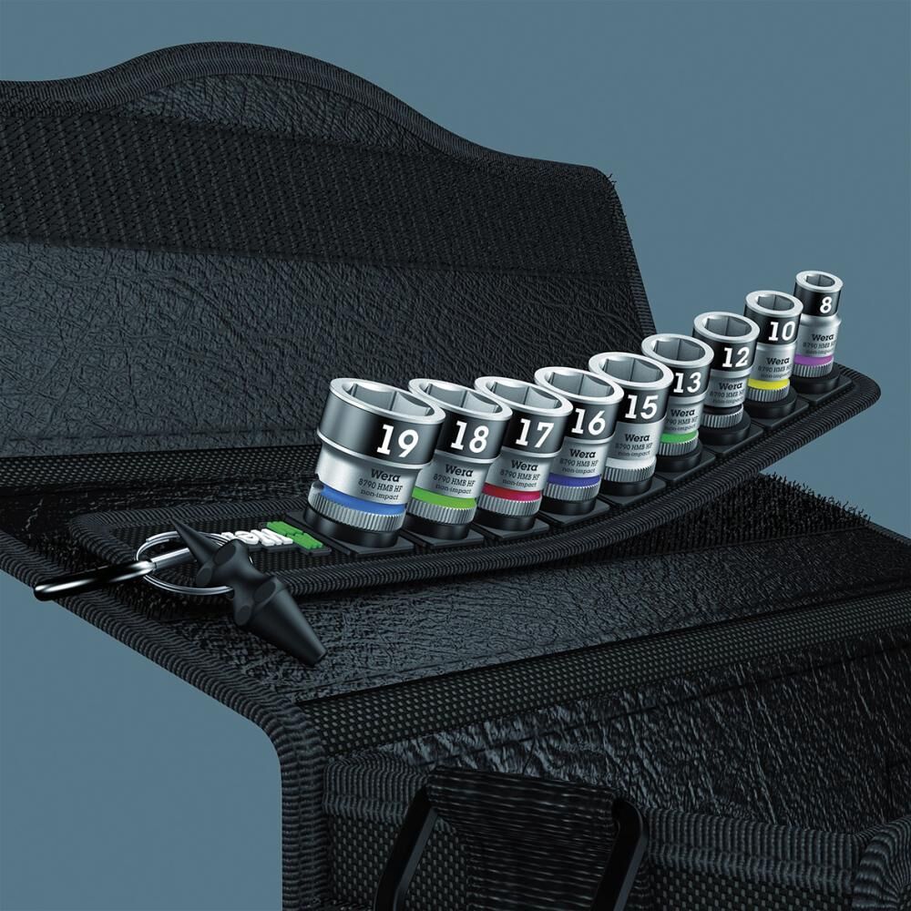 WERA Steckschlüsseleinsatz Satz mit Haltefunktion, 3/8" 10-teilig WERA Steckschlüsseleinsatz Satz mit Haltefunktion, 3/8" 10-teilig