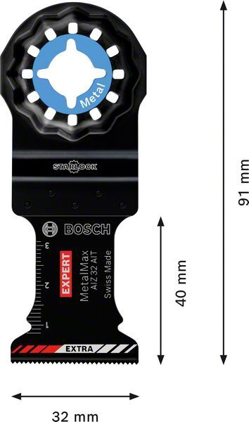 BOSCH Tauchsägeblatt Metal AIZ32AIT Expert Starlock, VE 5