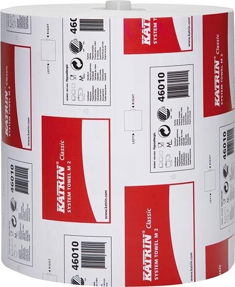 KATRIN Handtuchrolle Classic System Towel M2 460102 weiß 6 Rl./Pack. KATRIN Handtuchrolle Classic System Towel M2 460102 weiß 6 Rl./Pack.