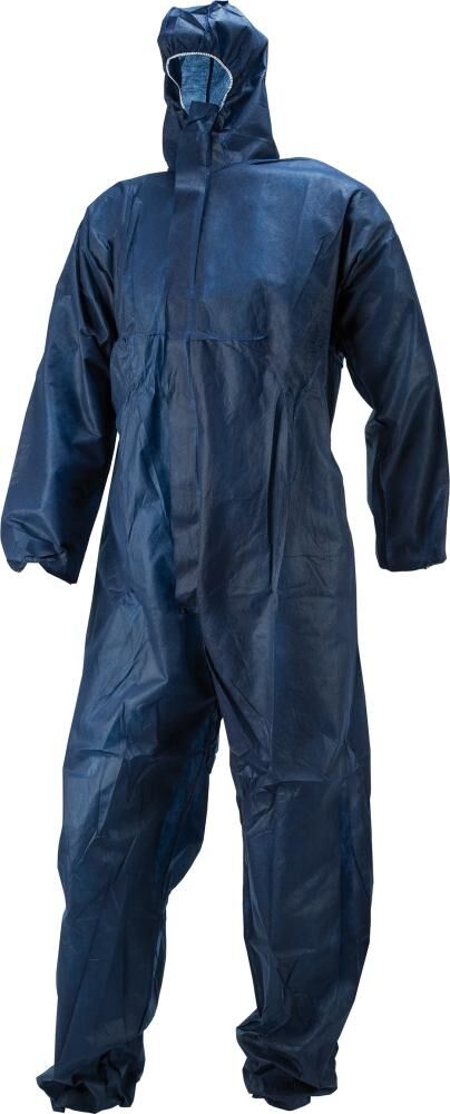 FORTIS Einwegschmutzanzug PP Gr.L blau, FORTIS Einwegschmutzanzug PP Gr.L blau,
