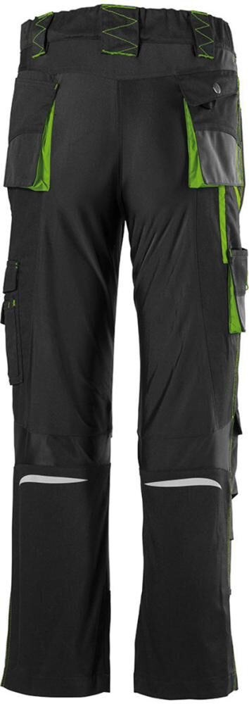 FORTIS Kids Bundhose 24 schwarz/lime, Gr. 146-152
