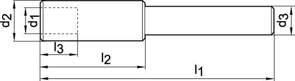 GFS Kombi - Zapfensenkerhalter HSS Größe 01 Zylinder