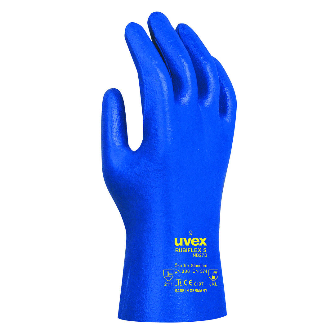 UVEX Chem.-Handschuh rubiflex S NB27B Gr. 10 Nitril blau, 6027.1