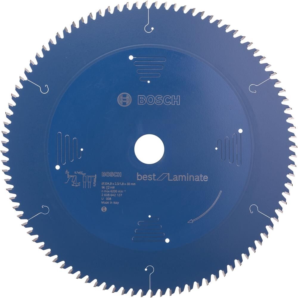 BOSCH Kreissägeblatt für Laminat 305x30 TRF 96 Zähne