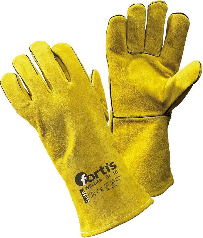 FORTIS Schweißerhandschuh welder Gr. 10 Gelb 4317784794381 VE = 10 Paar FORTIS Schweißerhandschuh welder Gr. 10 Gelb 4317784794381 VE = 10 Paar