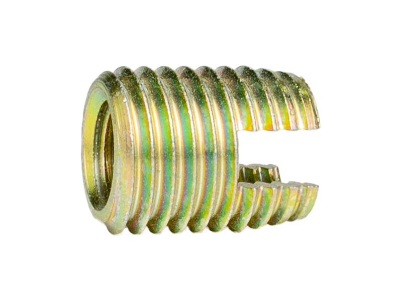 ENSAT Gewindeeinsatz 302 Stahl M6, gehärtet, verzinkt, chromatisiert