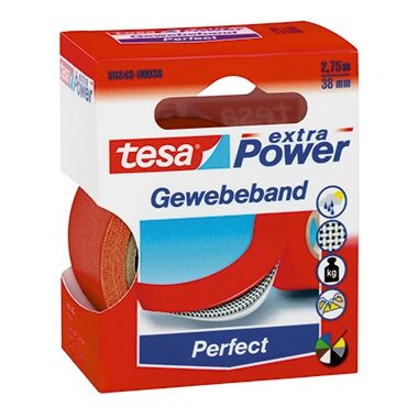TESA Gewebeband extra Power Perfect 56343-00038 rot TESA Gewebeband extra Power Perfect 56343-00038 rot