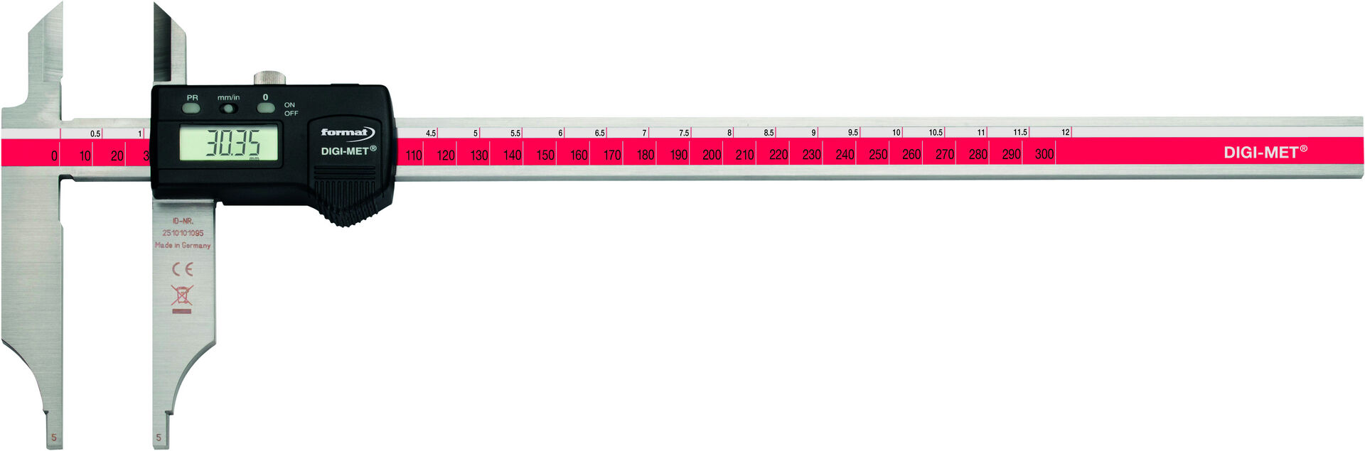 FORMAT Werkstatt-Messschieber Digital 300mm ohne Feineinstellung FORMAT Werkstatt-Messschieber Digital 300mm ohne Feineinstellung