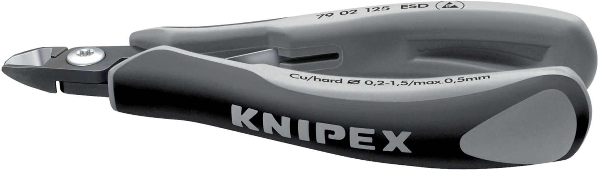 KNIPEX 79 22 125 ESD Präzisions- Elekt.-Seitenschneider ESD brün. 125mm KNIPEX 79 22 125 ESD Präzisions- Elekt.-Seitenschneider ESD brün. 125mm