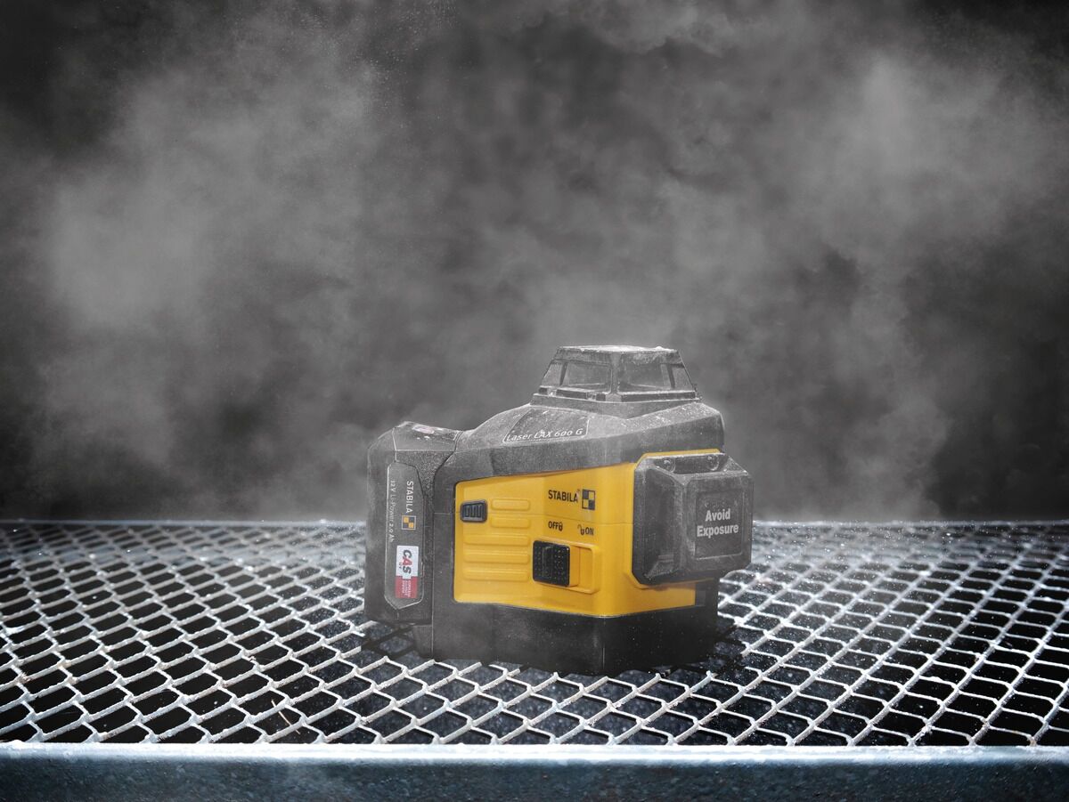 Stabila Multilinien-Laser LAX 600G 12V 7-tlg. Set 3x360° Greenbeam-Linien Stabila Multilinien-Laser LAX 600G 12V 7-tlg. Set 3x360° Greenbeam-Linien