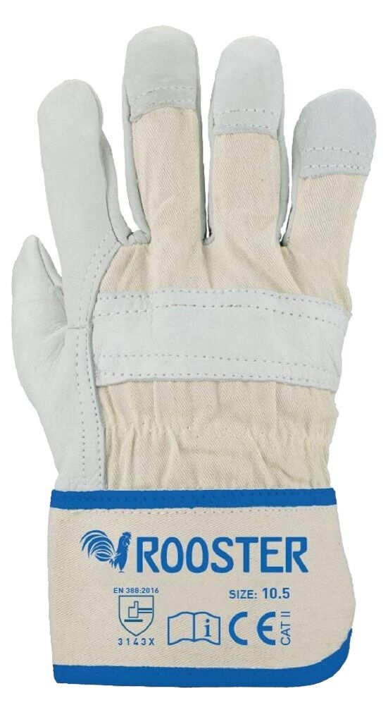 ASATEX Vollleder-Handschuh Rooster Gr. 10,5 Büffelleder gummierte Stulpe ASATEX Vollleder-Handschuh Rooster Gr. 10,5 Büffelleder gummierte Stulpe