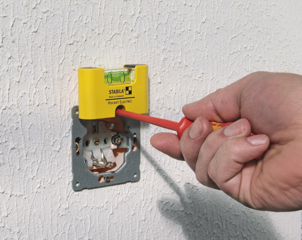 STABILA Mini-Wasserwaage Pocket Electric 7cm SB