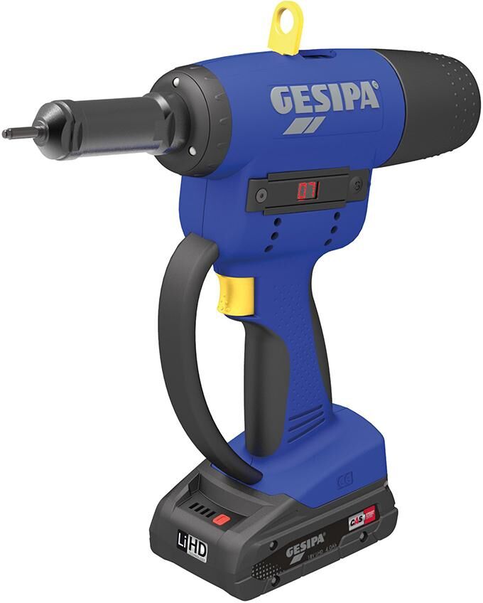 GESIPA Akku-Blindnietmuttergerät FireBird Pro Gold LBOXX 1x18V Akku 2,0Ah