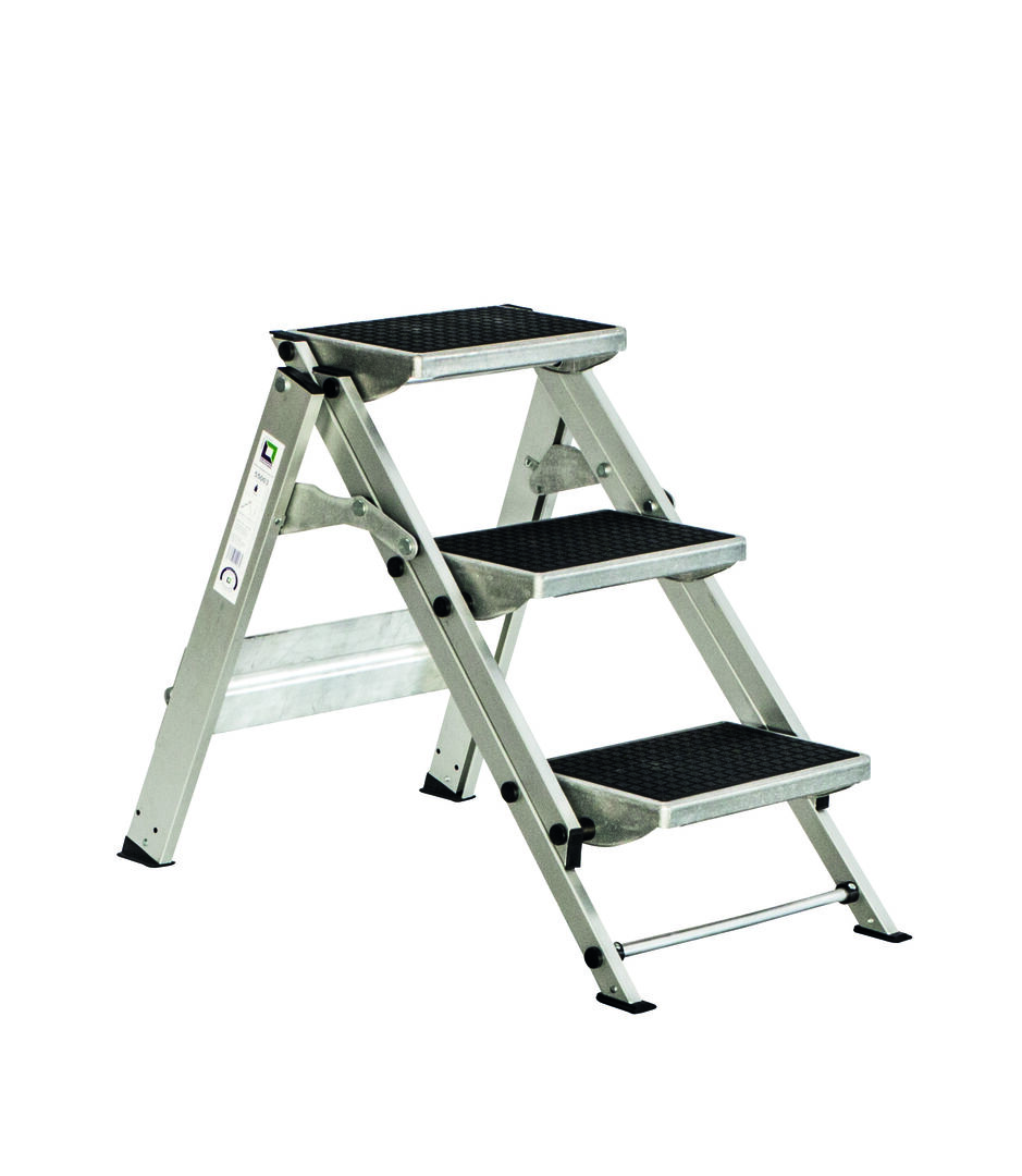 MUNK Klapp-Treppe Alu 3 Stufen klappbar
