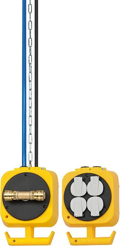 BRENNENSTUHL Energie-Block Druckluft 5m H05VV-F 3G1,5 6/12mm
