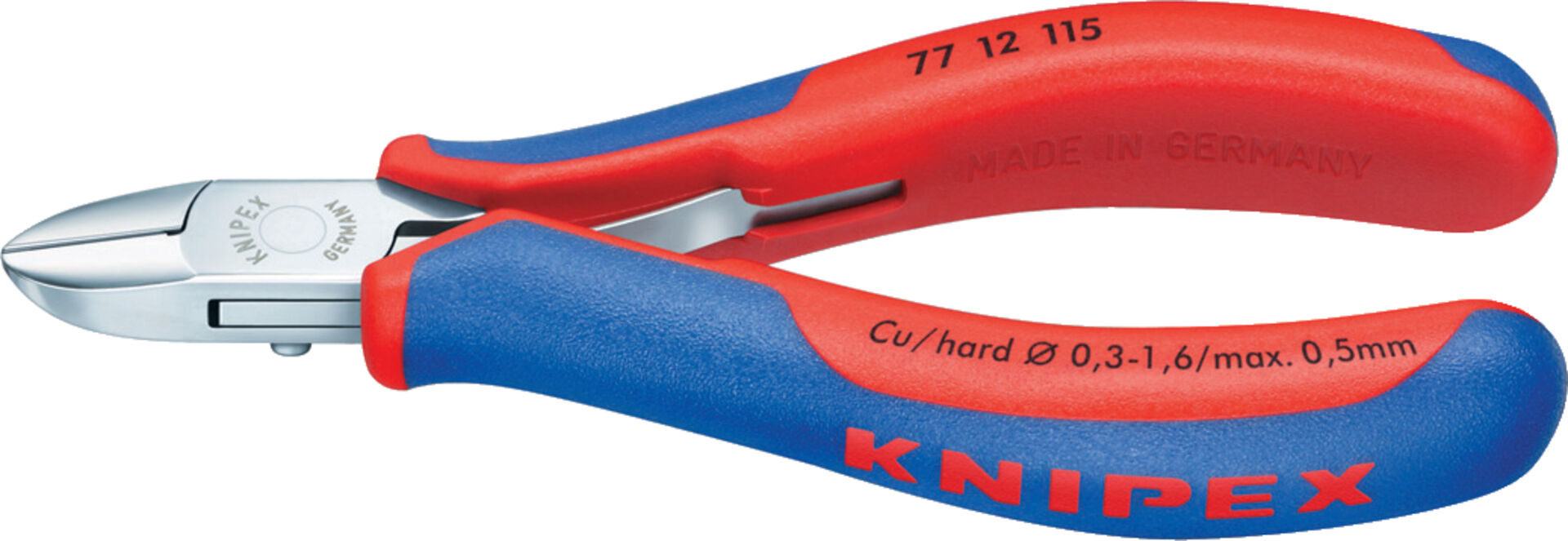KNIPEX 77 12 115 Elektronik- Seitenschneider mit Mehrko. 115 mm