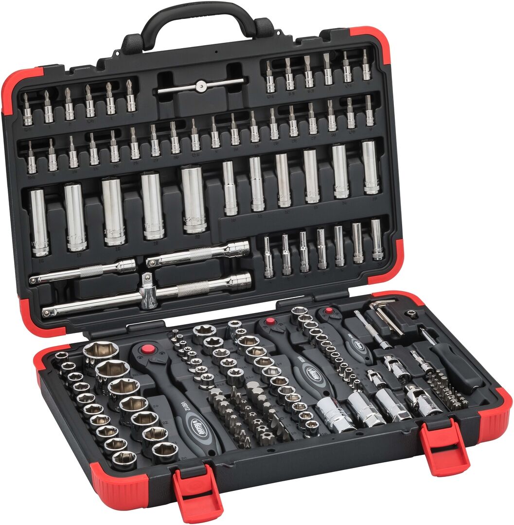 VIGOR STECKSCHLÜSSEL-SATZ 172 TLG. 1/4",3/8",1/2"