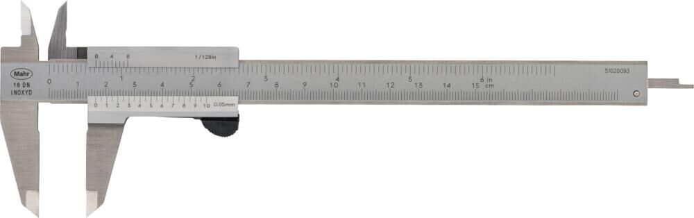 Taschenmessschieber 16 DN 150 mm, Momentverstellung MAHR